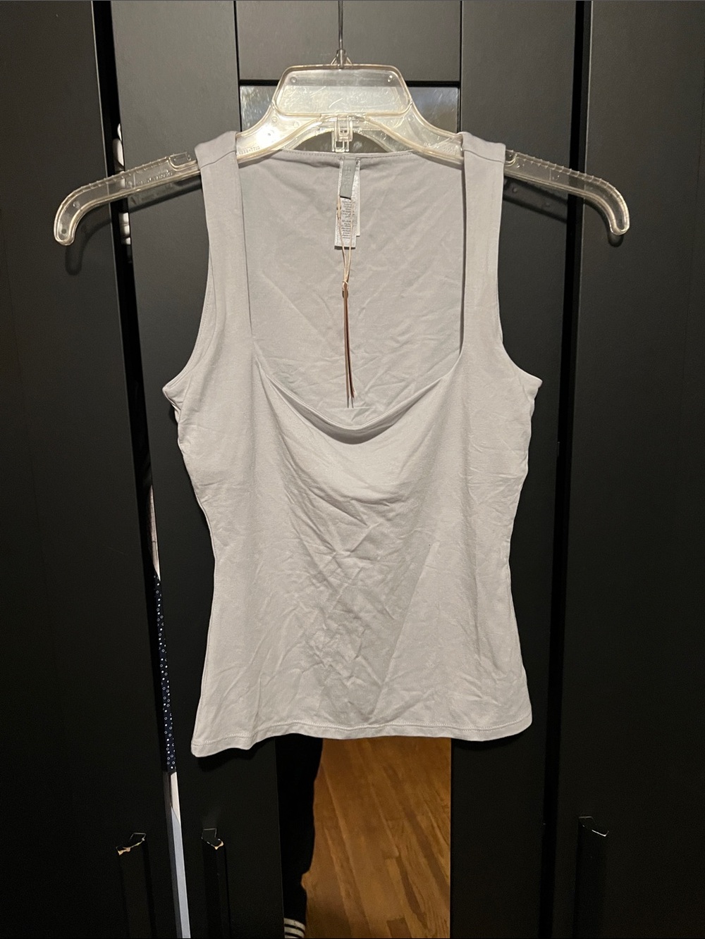 SKIMS SMOOTH LAYERS SQUARE NECK TANK  mist - S